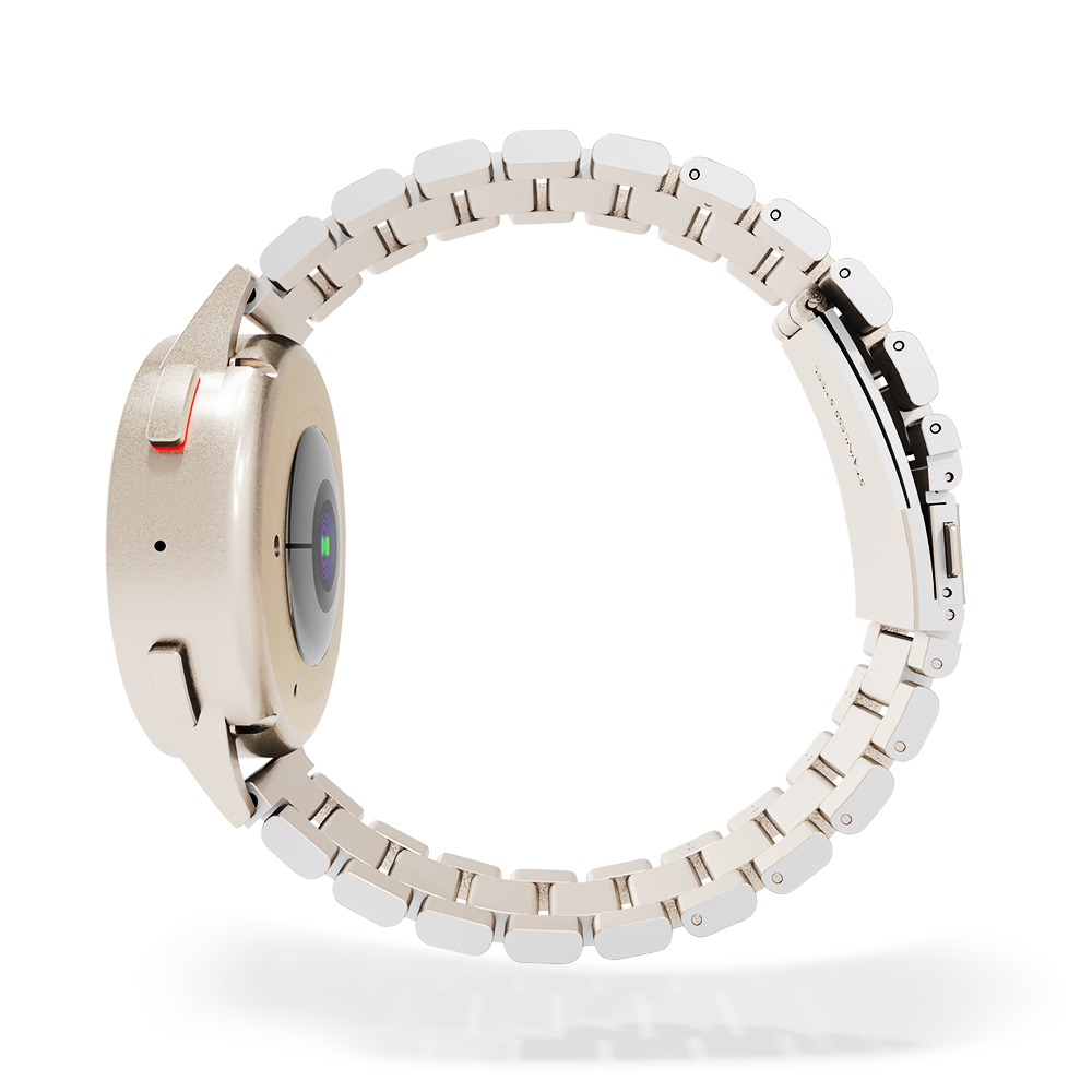 Bracelet acier Garmin Venu SQ (lumière stellaire)