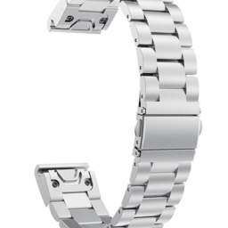 Bracelet acier Garmin Instinct E - 40mm (argent)