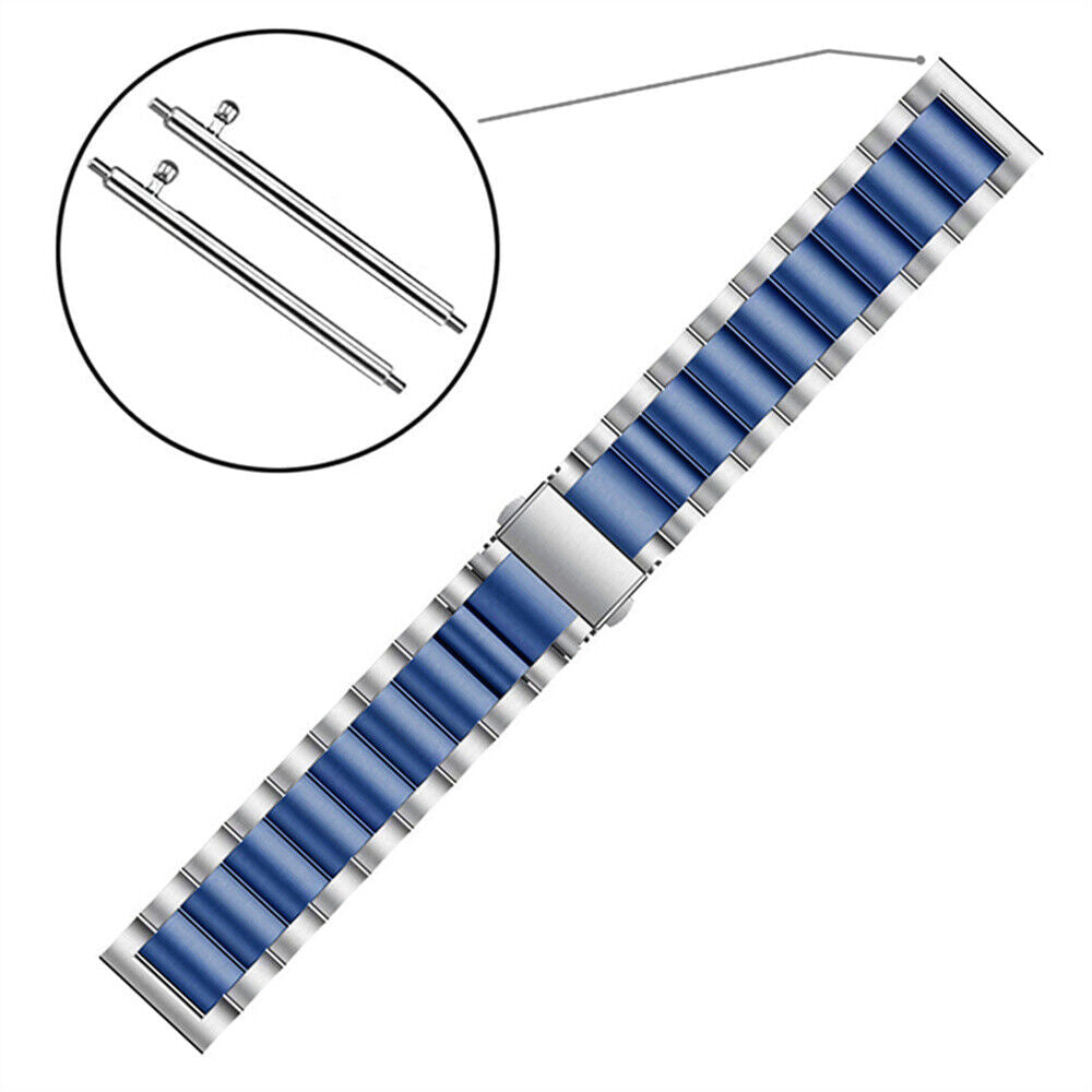 Bracelet acier Suunto Vertical 2 (argent/bleu)