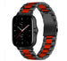 Bracelet acier Amazfit GTS 2 (noir/rouge)
