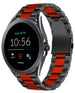 Bracelet acier Fossil Gen 5e 44mm (noir/rouge)