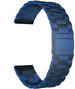 Watch Strap 22mm Stainless Steel - Quick Release (Blue)