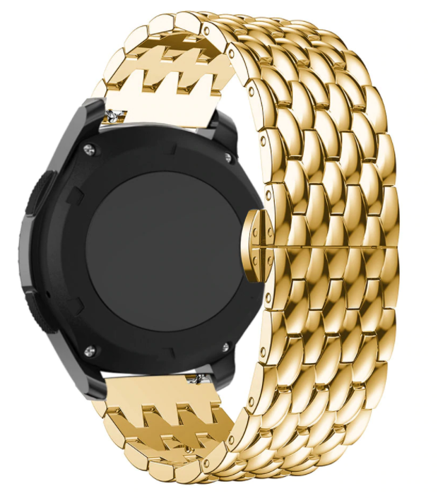 Bracelet acier 'Dragon' Amazfit GTS 4 (or)