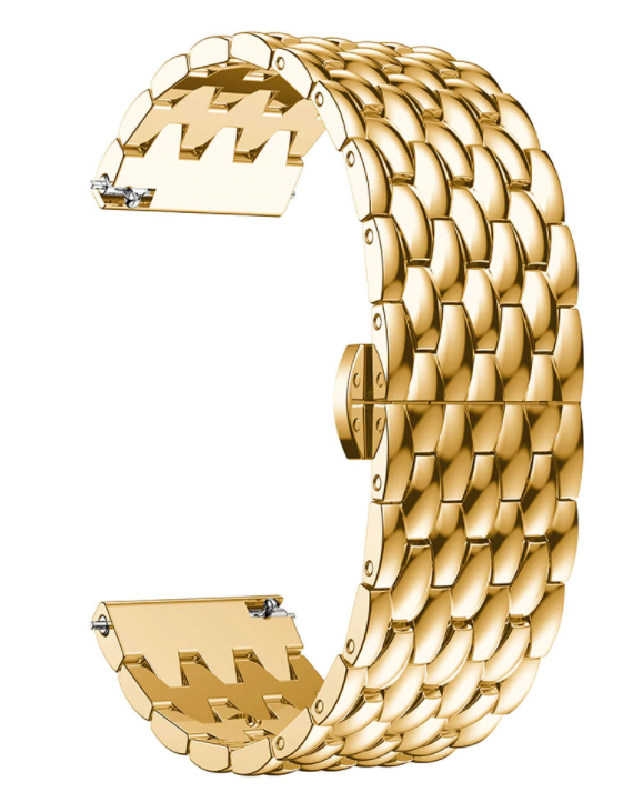 Bracelet acier 'Dragon' Amazfit GTS 4 (or)