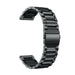 Bracelet montre 20mm acier - universel (noir)