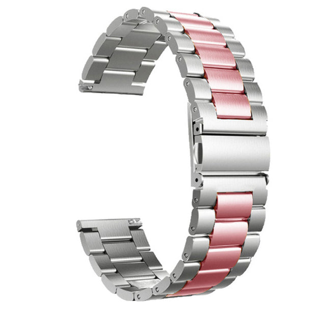 Bracelet acier Samsung Galaxy Watch 7 - 40mm (argent/rose)