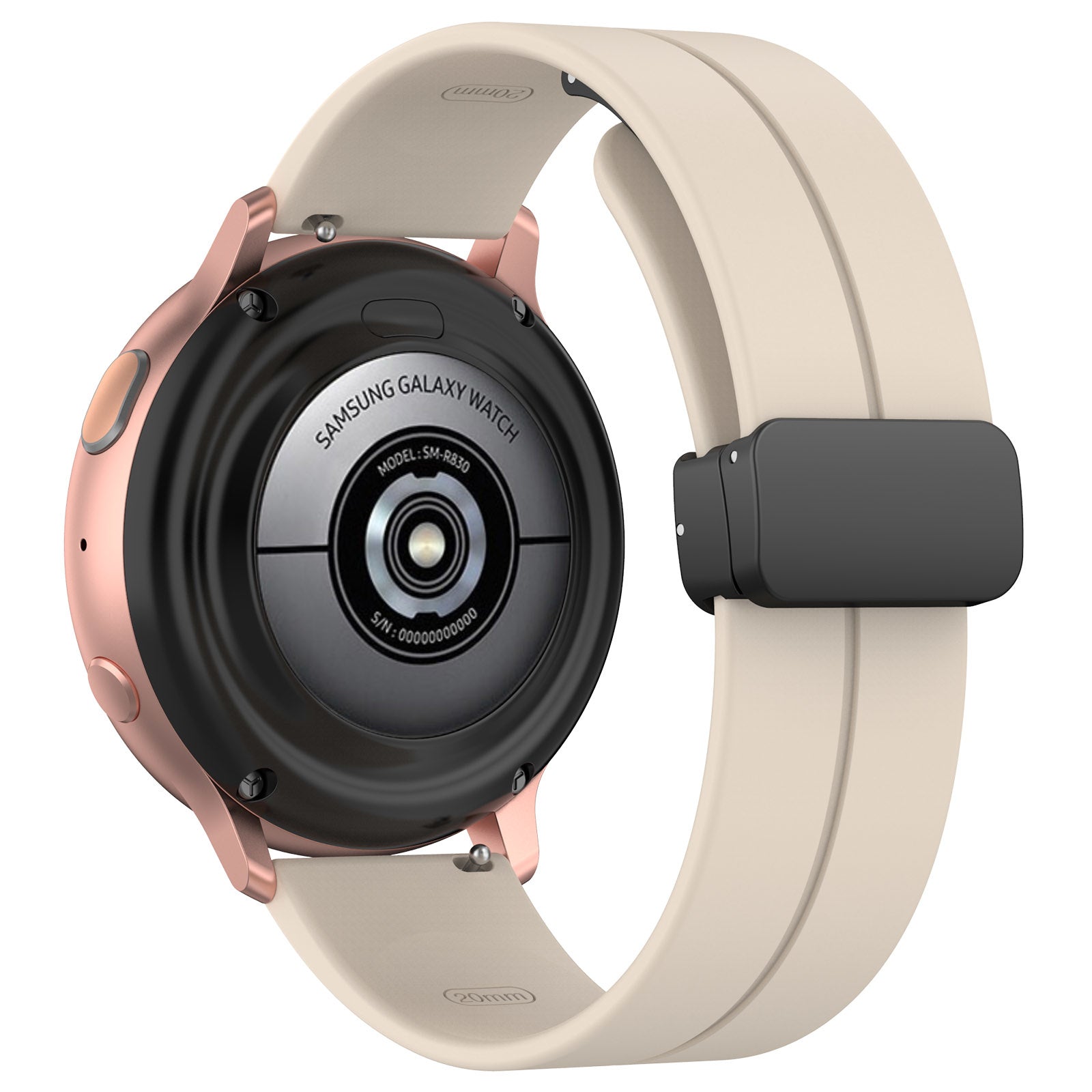 Amazfit Active 2 D-Buckle Silicone Strap (Starlight)