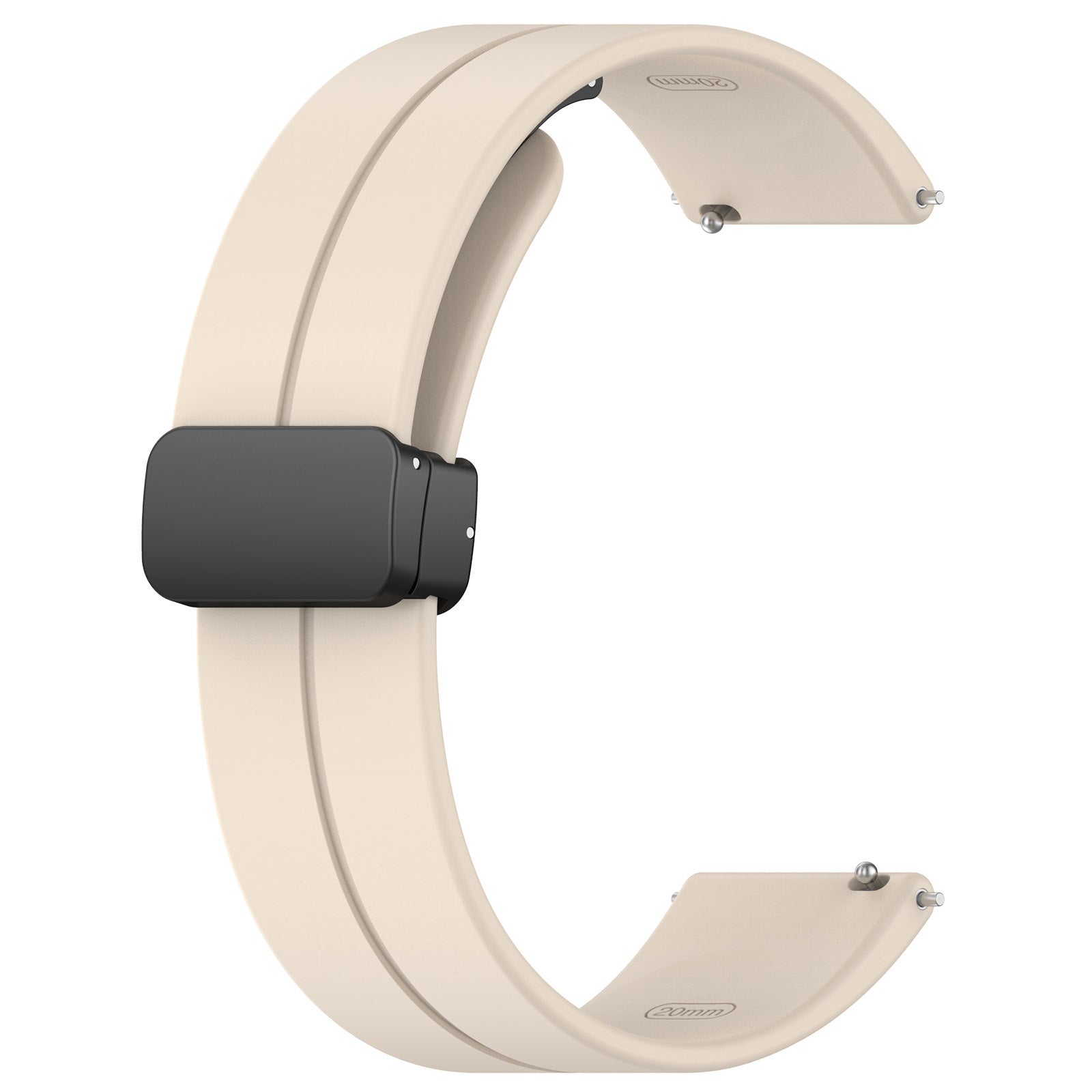 Bracelet silicone avec boucle Withings ScanWatch Nova (lumière stellaire)