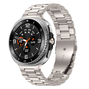 Bracelet acier Samsung Galaxy Watch 8 - 40mm (lumière stellaire)