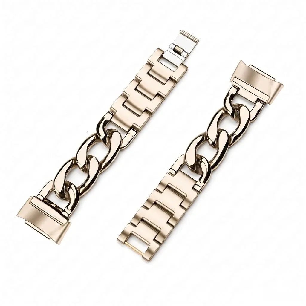 Bracelet chaîne en acier Fitbit Charge 5 (lumière stellaire)