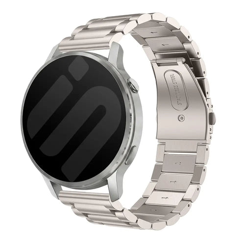 Bracelet acier Garmin Forerunner 170 (lumière stellaire)