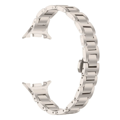 Samsung Galaxy Watch 9 - 44mm Slimfit Steel Strap (Starlight)