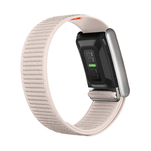 WHOOP 5.0 Nylon Hybrid Strap (Starlight)