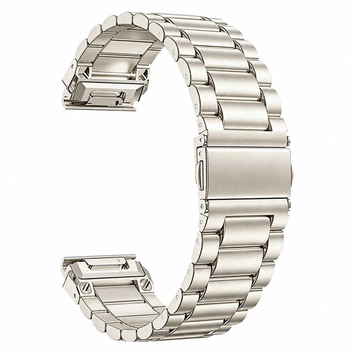 Bracelet acier premium Garmin Approach S72 - 43mm (lumière stellaire)