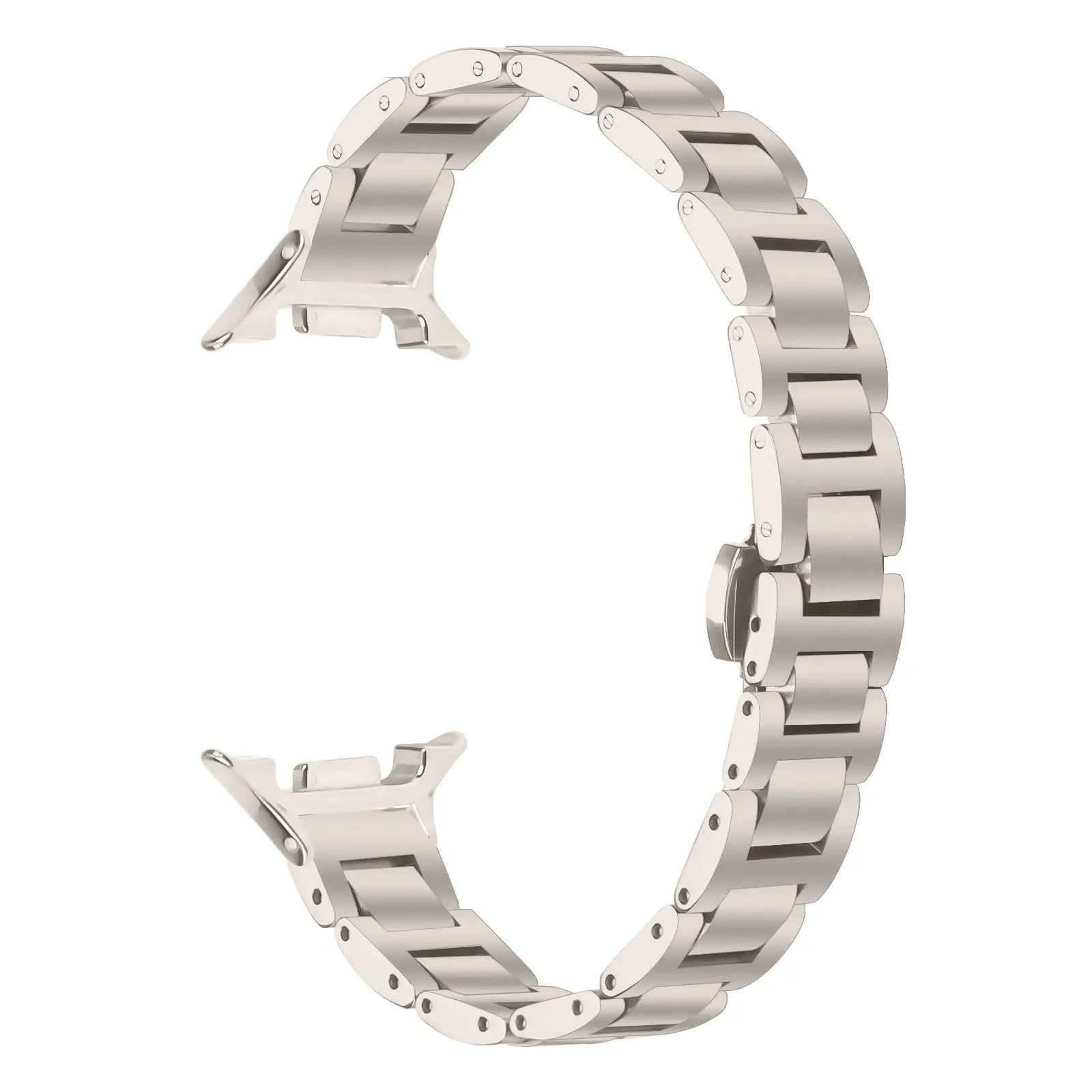 Samsung Galaxy Watch 8 - 40mm Slimfit Steel Strap (Starlight)