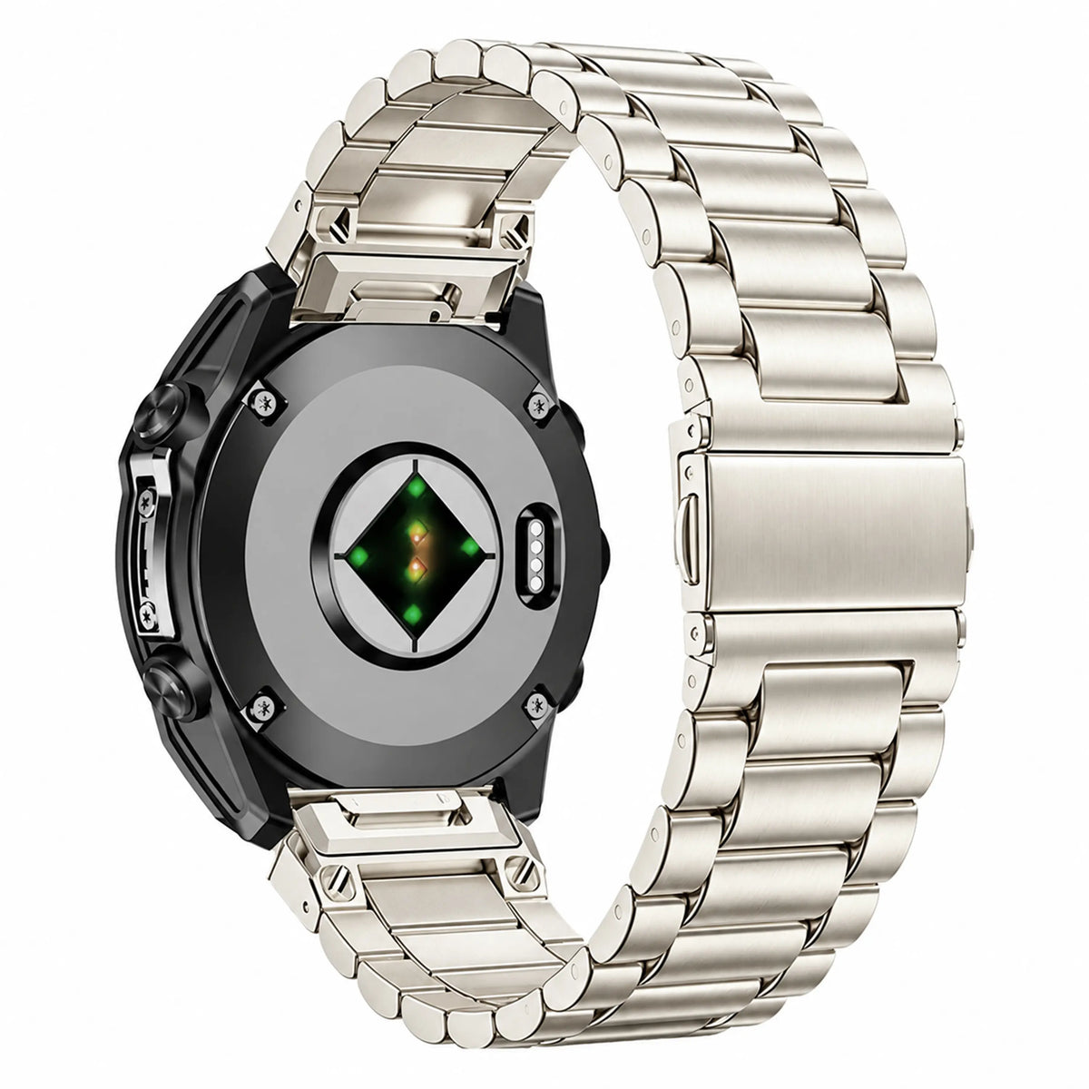 Garmin Approach S72 - 47mm Premium Steel Strap (Starlight)