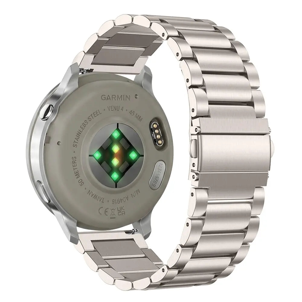 Bracelet acier Garmin Forerunner 170 (lumière stellaire)