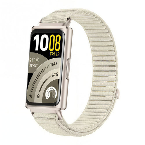 Bracelet nylon ondulé Huawei Band 11 Pro (lumière stellaire)