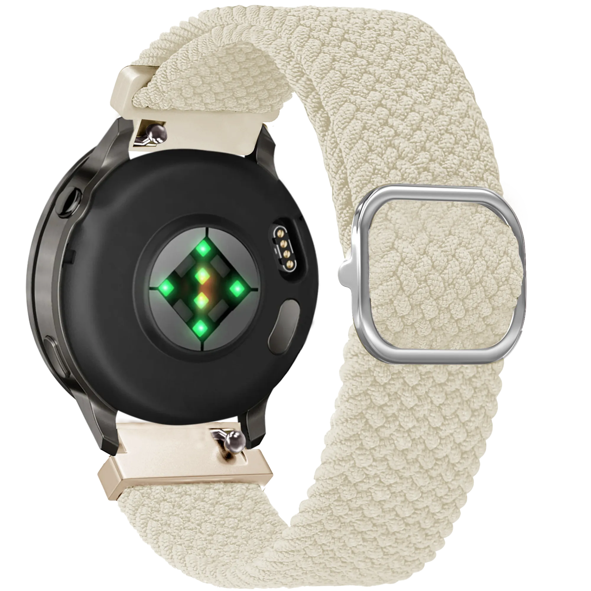 Bandz Garmin Vivoactive 4s Adjustable Braided Strap (Starlight)