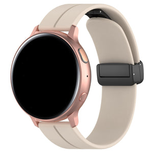 Withings ScanWatch 2 - 42mm D-Buckle Silicone Strap (Starlight)