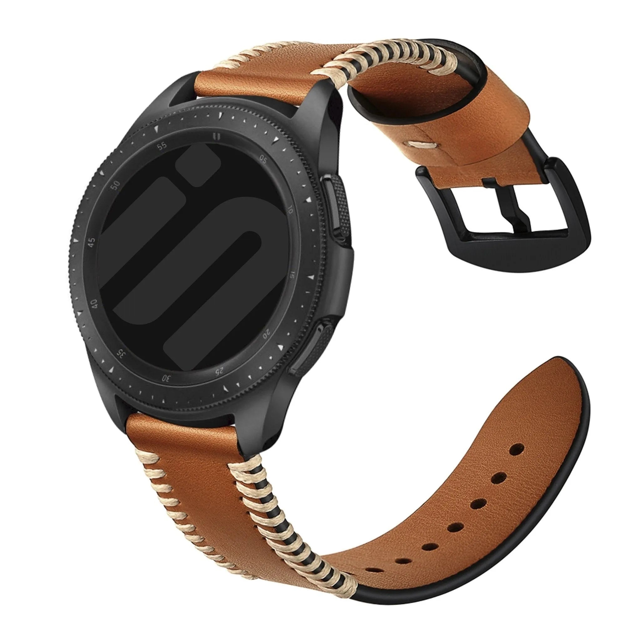 Bracelet cuir tissée Oppo Watch X2 (marron)