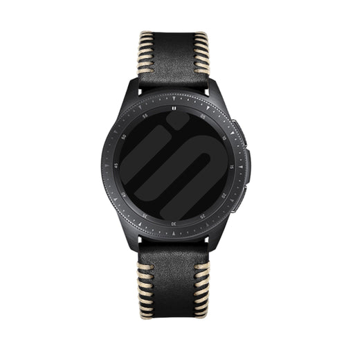 Suunto Vertical 2 Stitched Leather Strap (Black)