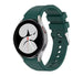 Bracelet silicone Samsung Galaxy Watch 4 40mm (vert foncé)