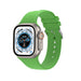 Apple Watch Ultra Silicone Strap with Buckle (Green)