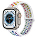 Bracelet sport Apple Watch Ultra (blanc coloré)