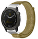 Bracelet nylon Garmin Fenix 5 / 6 (vert olive)