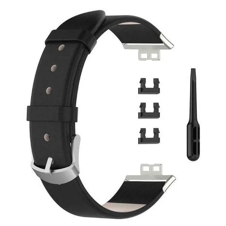 Bracelet cuir Huawei Watch Fit SE (noir)