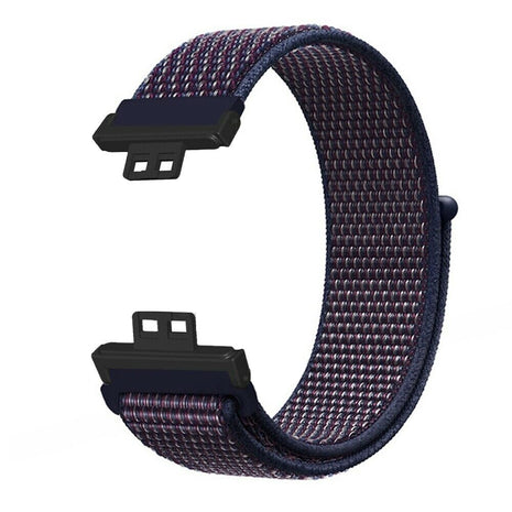 Bracelet nylon Huawei Watch Fit SE (indigo bleu)