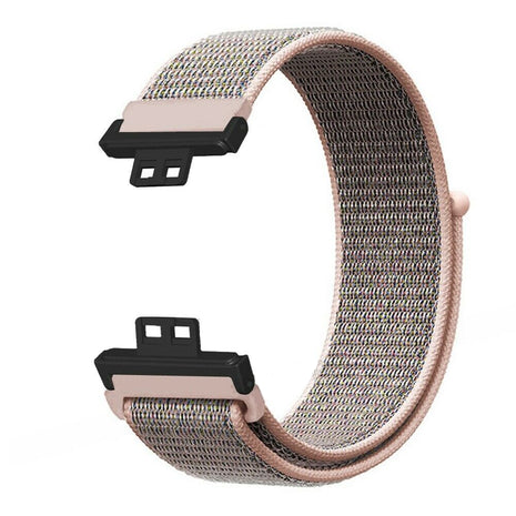 Huawei Watch Fit SE Nylon Strap (Grey/Pink)