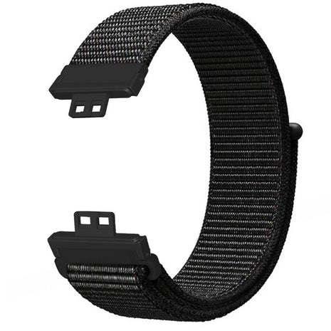 Bracelet nylon Huawei Watch Fit SE (noir)