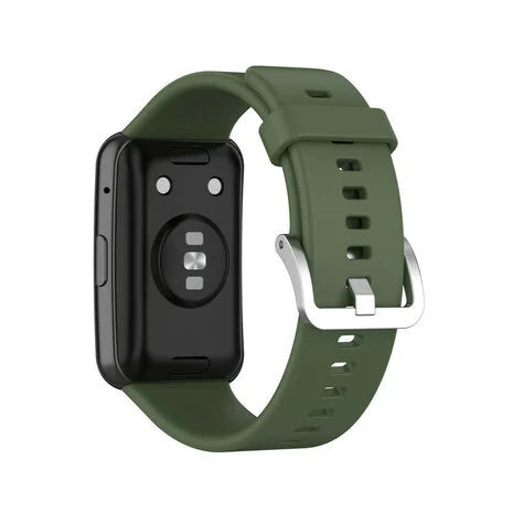 Bracelet silicone Huawei Watch Fit SE (vert foncé)