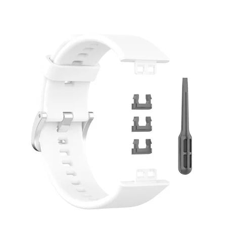 Bracelet silicone Huawei Watch Fit SE (blanc)