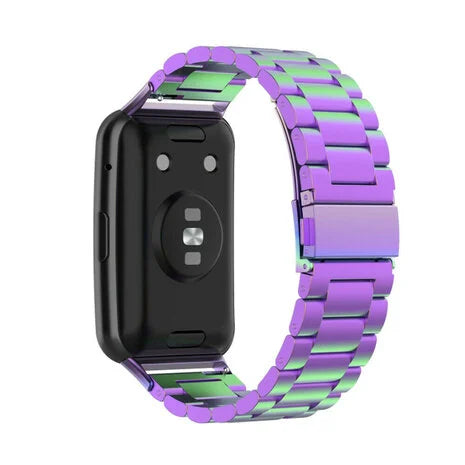 Bracelet acier Huawei Watch Fit SE (arc-en-ciel)