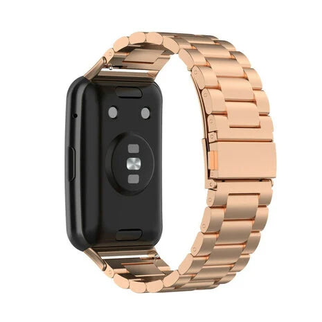 Bracelet acier Huawei Watch Fit SE (or rose)