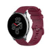Bracelet silicone de luxe OnePlus Watch 3 (vin rouge)
