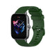 Bracelet silicone luxe Amazfit GTS 3 (vert armée)
