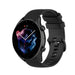 Bracelet silicone luxe Amazfit GTR 3 (Pro) (noir)