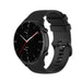 Bracelet silicone luxe Xiaomi Amazfit GTR 2 (noir)