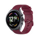 Bracelet silicone luxe Fossil Gen 6 44mm (rouge foncé)