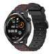 Bracelet silicone musclé Huawei Watch GT (noir/rouge)