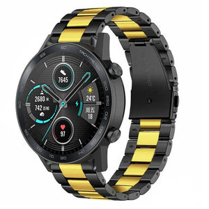 Bracelet acier Honor Magic Watch 2 (noir/doré)