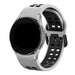 Bracelet carrée sport Samsung Galaxy Watch 4 Classic 46mm (blanc/noir)