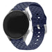Bracelet silicone tissé Samsung Galaxy Watch 7 - 44mm (bleu foncé)