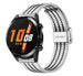 Bracelet acier de luxe Huawei Watch GT 2 (argent/noir)