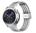 Bracelet acier inoxydable Samsung Gear S3 (argent/noir)