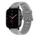 Bracelet silicone avec motif Amazfit GTS 2 (gris)